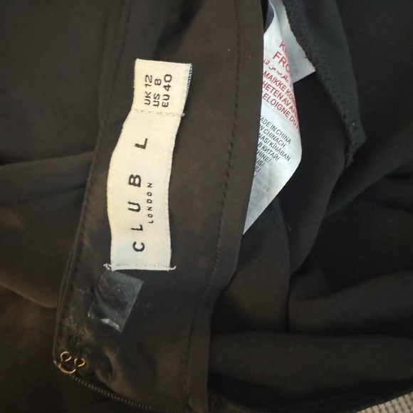 Club London black halter gown - Picture 9 of 10